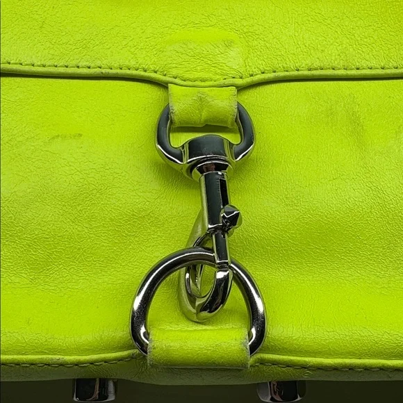 Rebecca Minkoff Neon Yellow Mini Crossbody - Picture 11 of 13